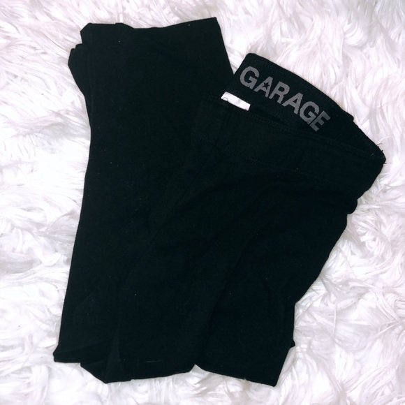 Garage Pants - GARAGE Black Cotton Leggings